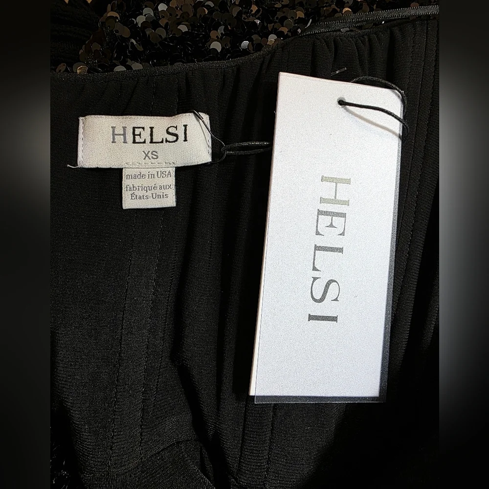 Helsi Leslie Sequin Strapless Gown XS - Picture 7 of 7